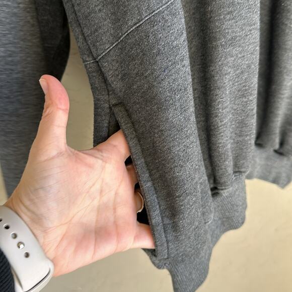 Claybrooke Classic large Gray Vintage pullover sweatshirt large dad sweater - Picture 3 of 4